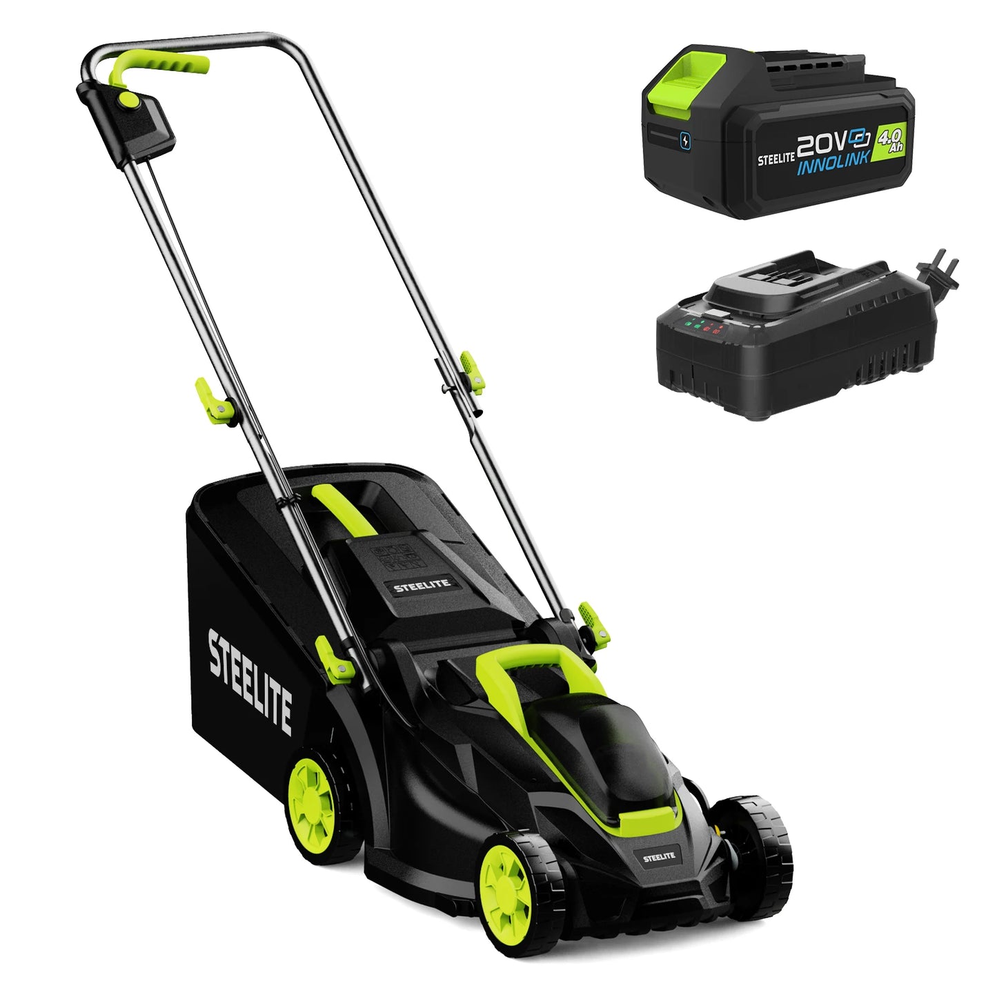 Deli Lawn Mower Cordless Brushless 21V Battery Included