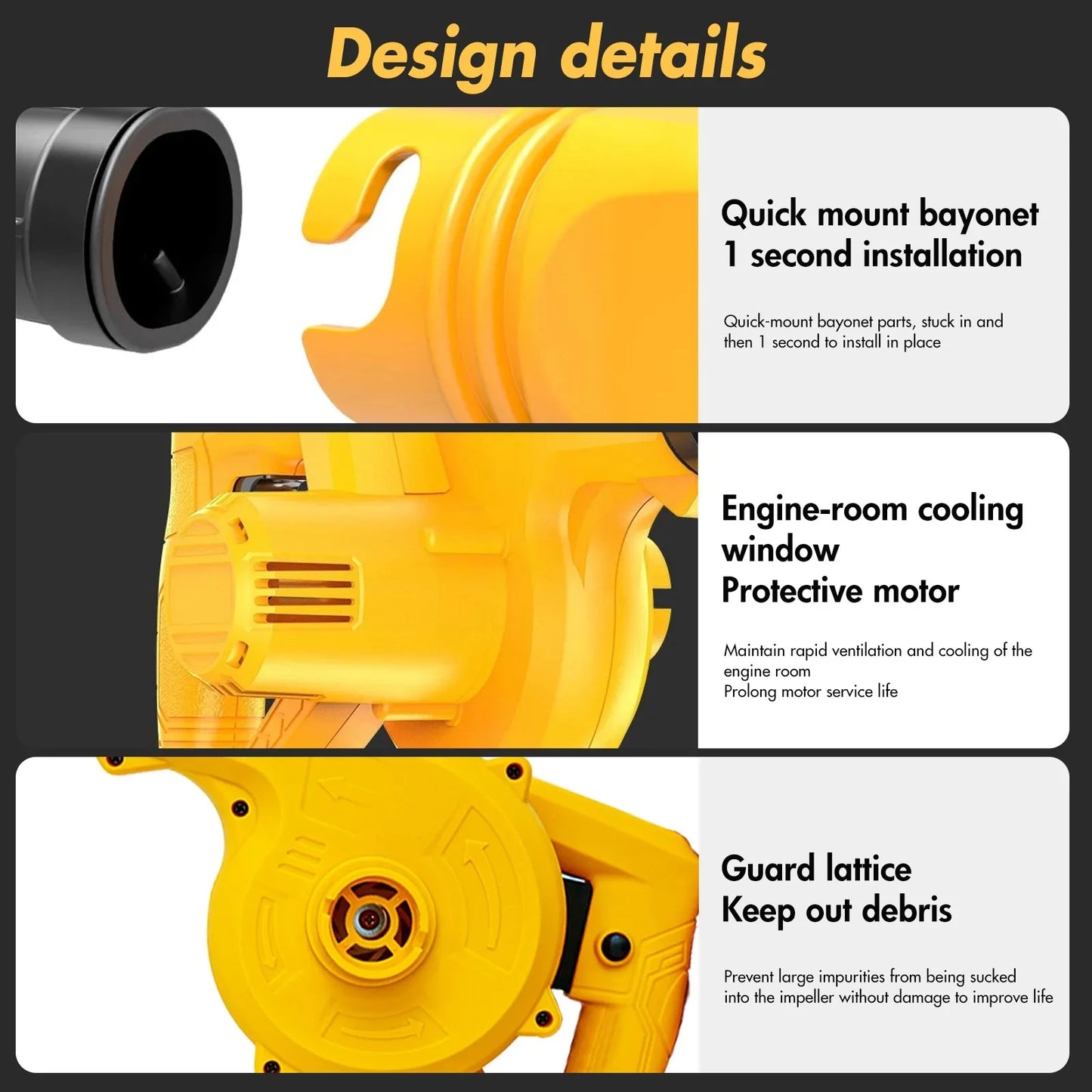 Leaf Blower 21V Cordless 2in1 With Battery Charger