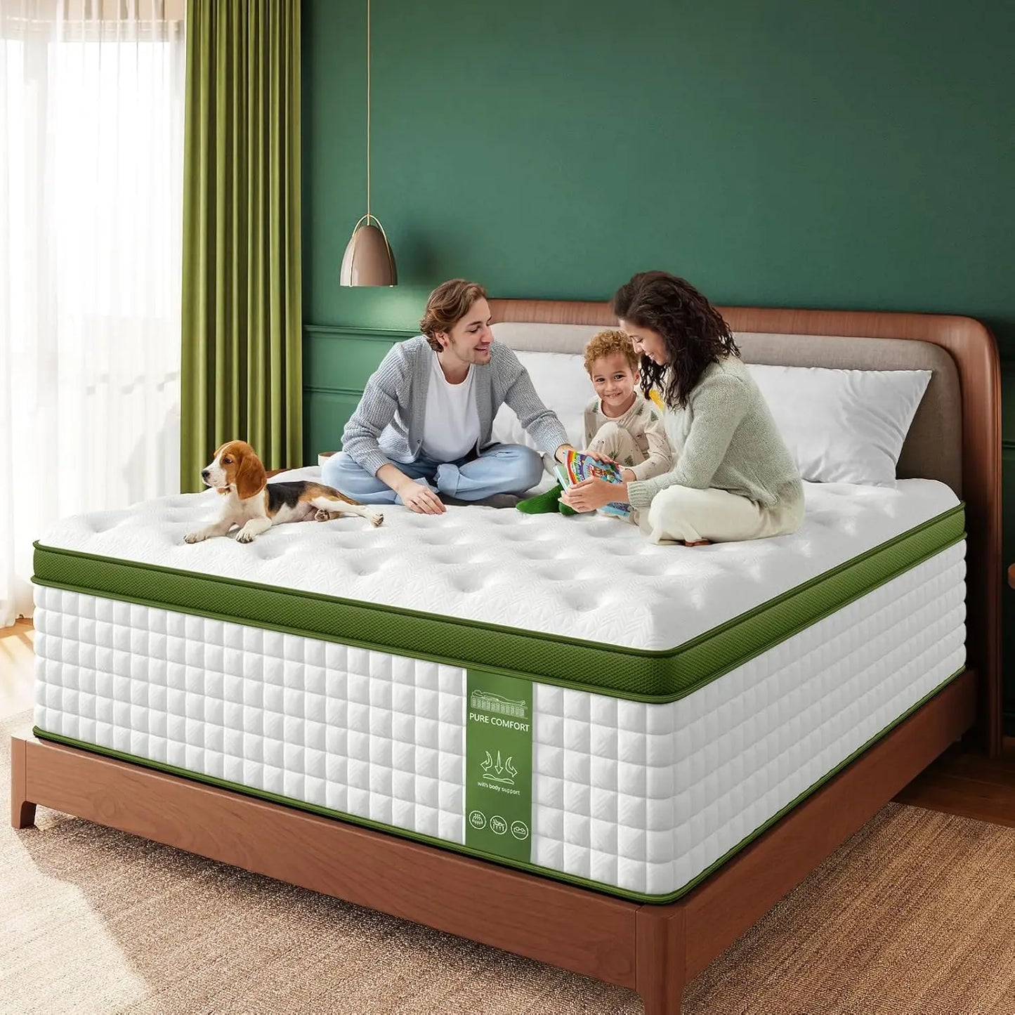 BedStory Hybrid Mattress With Gel Memory Foam And Pocket Springs