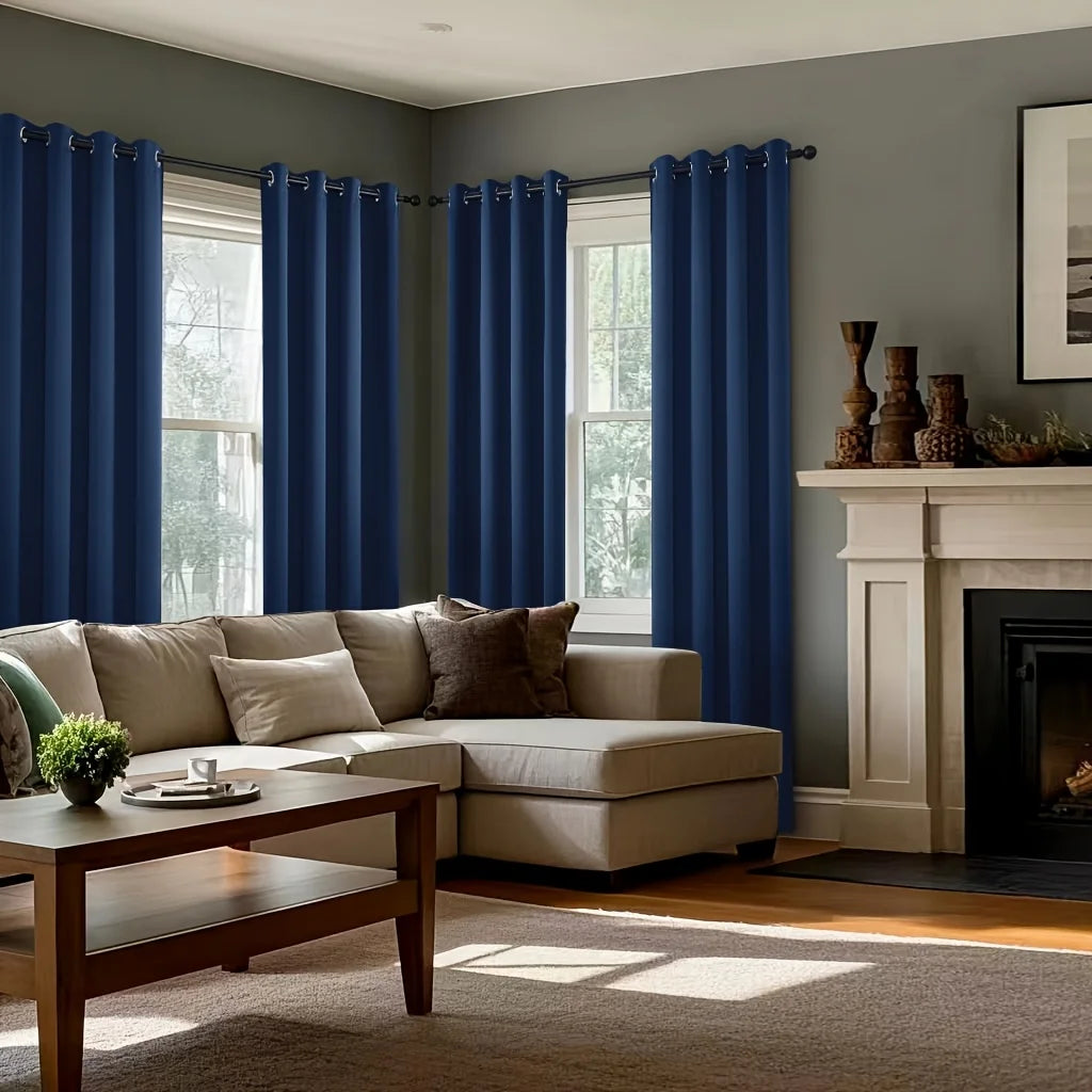 CN Zhejiang Solid Perforated Curtains for Darkening Living Rooms