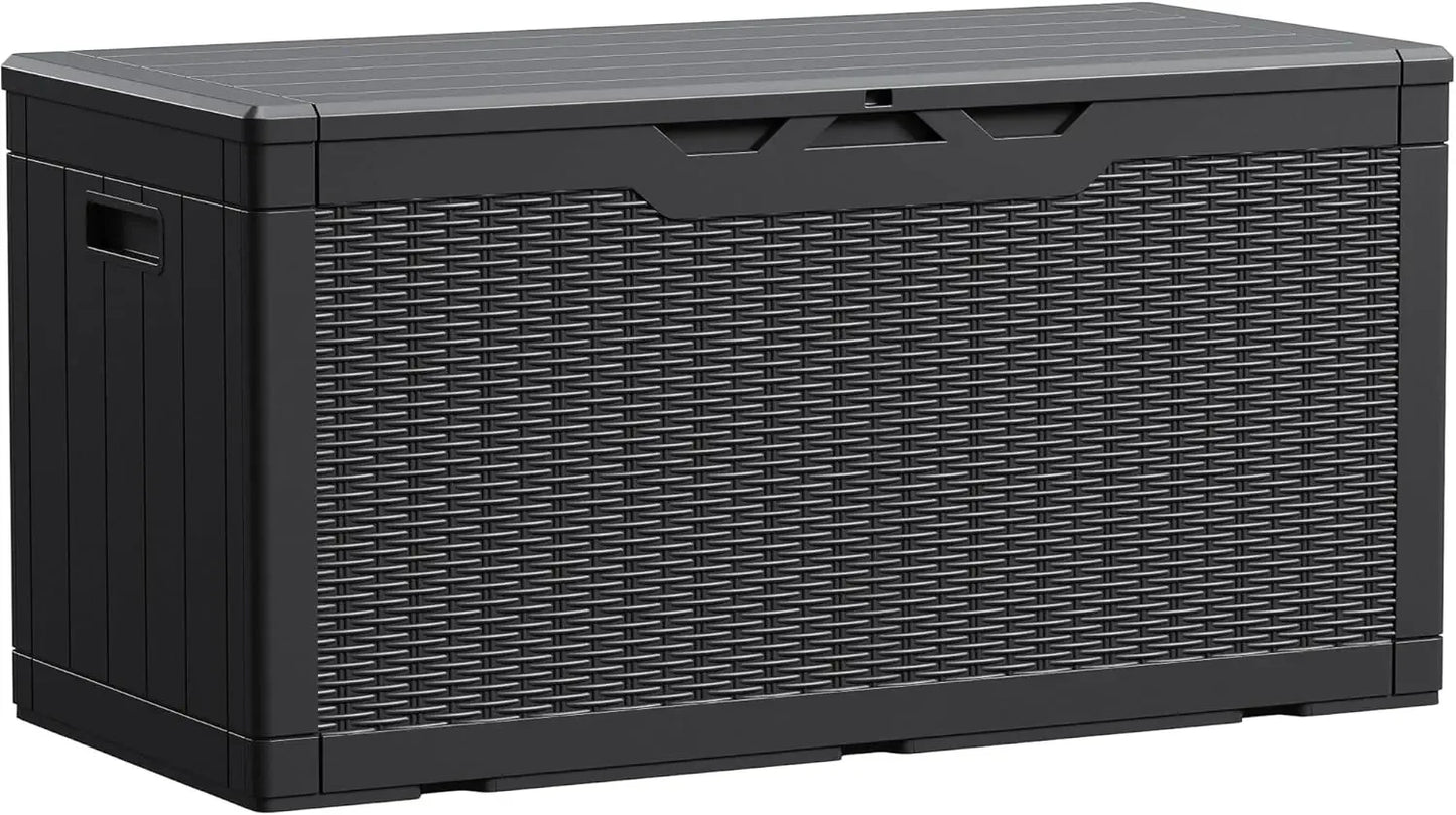 XMSJ Deck Box Resin Outdoor Storage For Patio Cushions