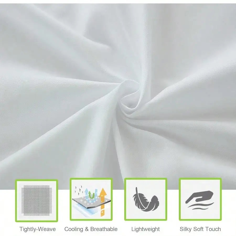 Ultra Soft Brushed Microfiber Sheet Set with Cooling Benefits