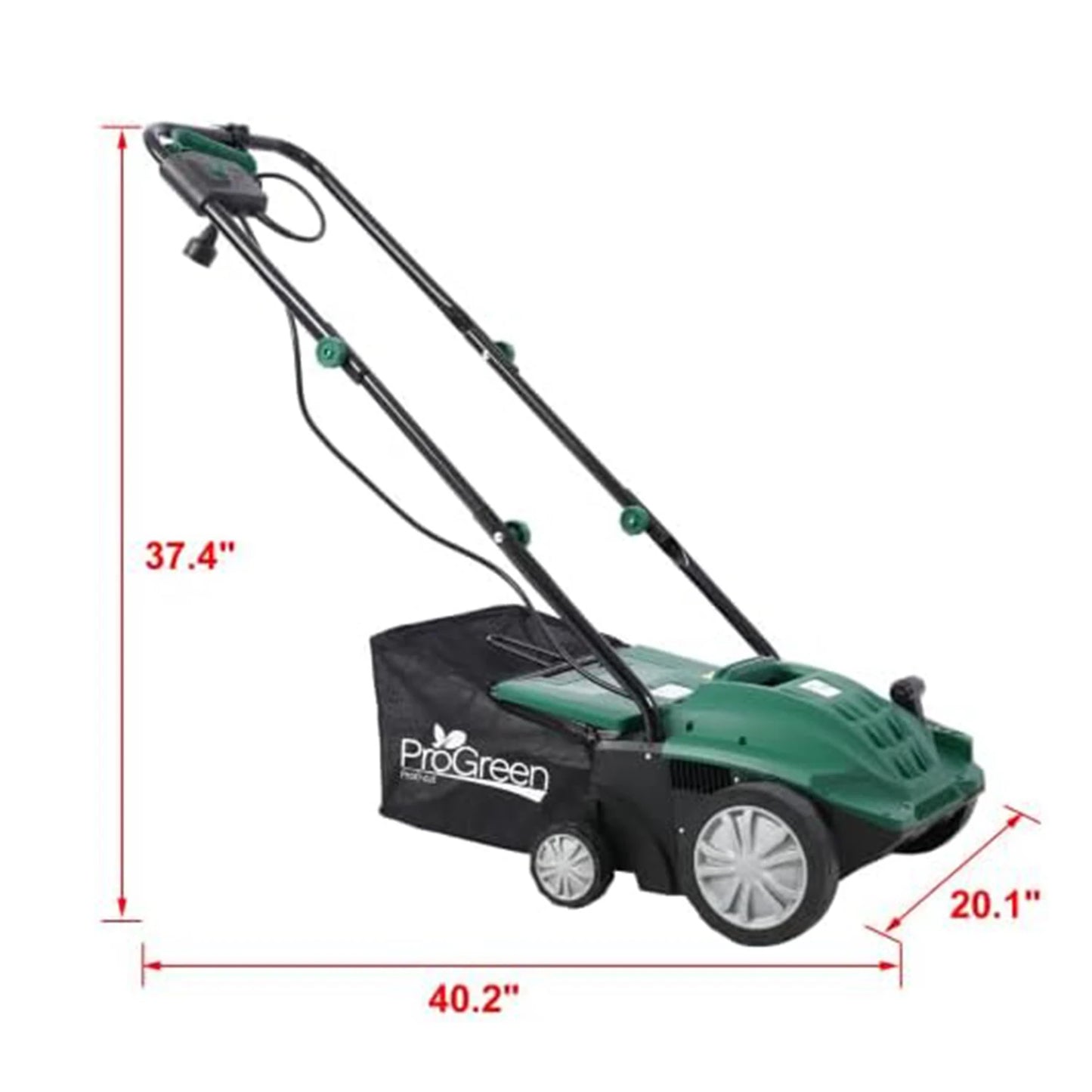 TWISTER.CK 2-In-1 Scarifier and Dethatcher for Lawns