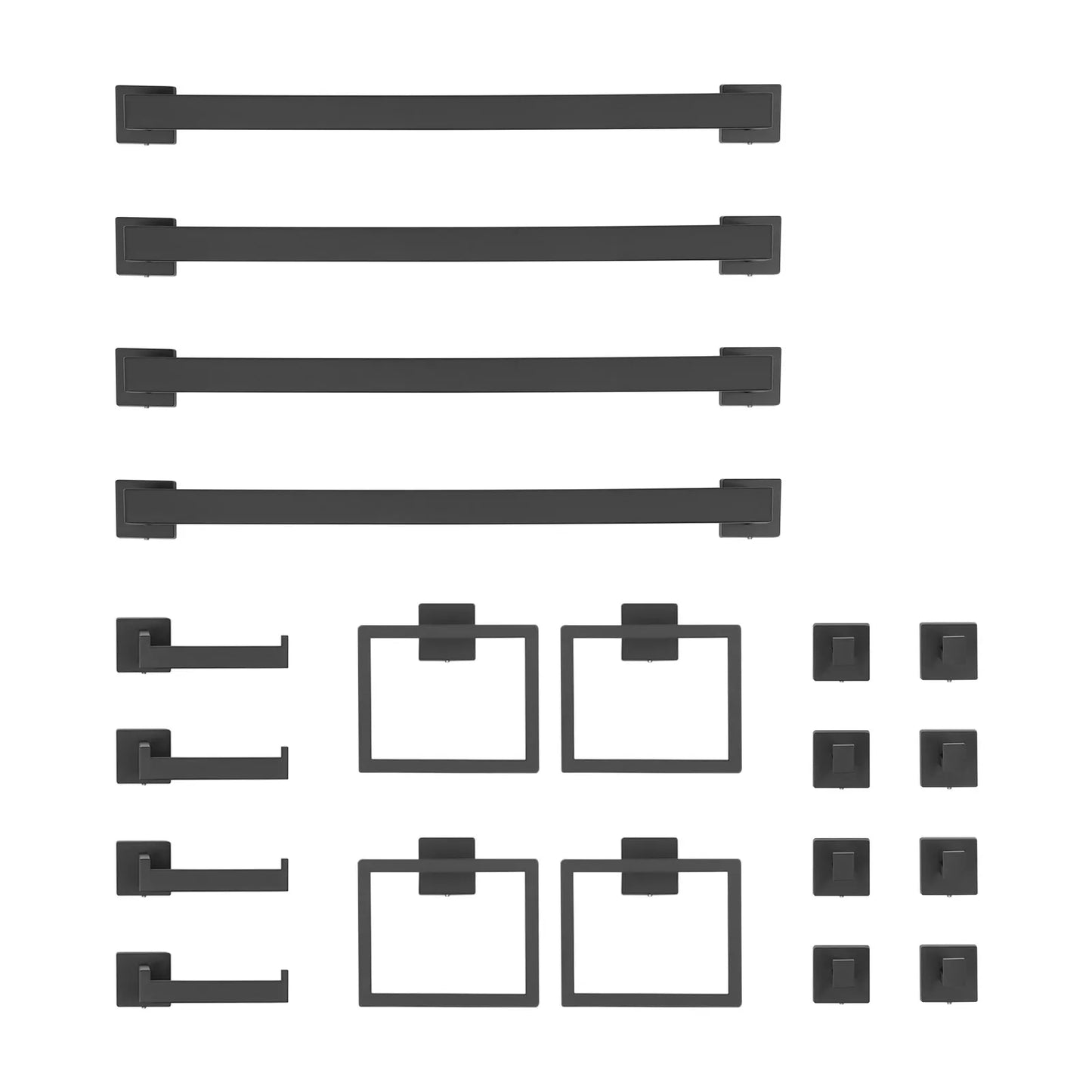 Bymaocar Towel Rack Set Stainless Steel Wall Mounted TP Holders