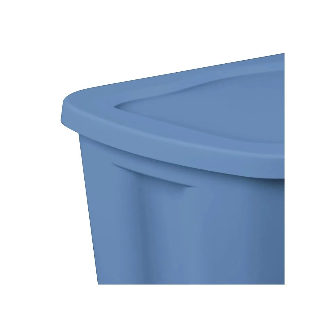 Sterilite Plastic Storage Bin With Snap-On Lid For Home Organization