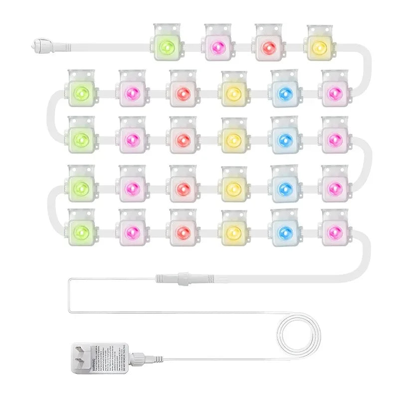 MIMIRG Outdoor RGBIC LED String Lights with App Control