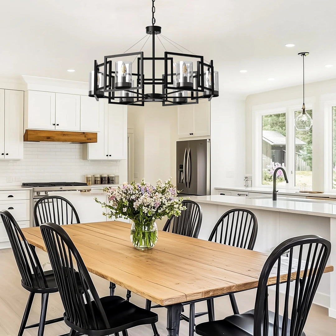 Vrygle Chandelier Industrial 6-Light Pendant Lamp Fixture