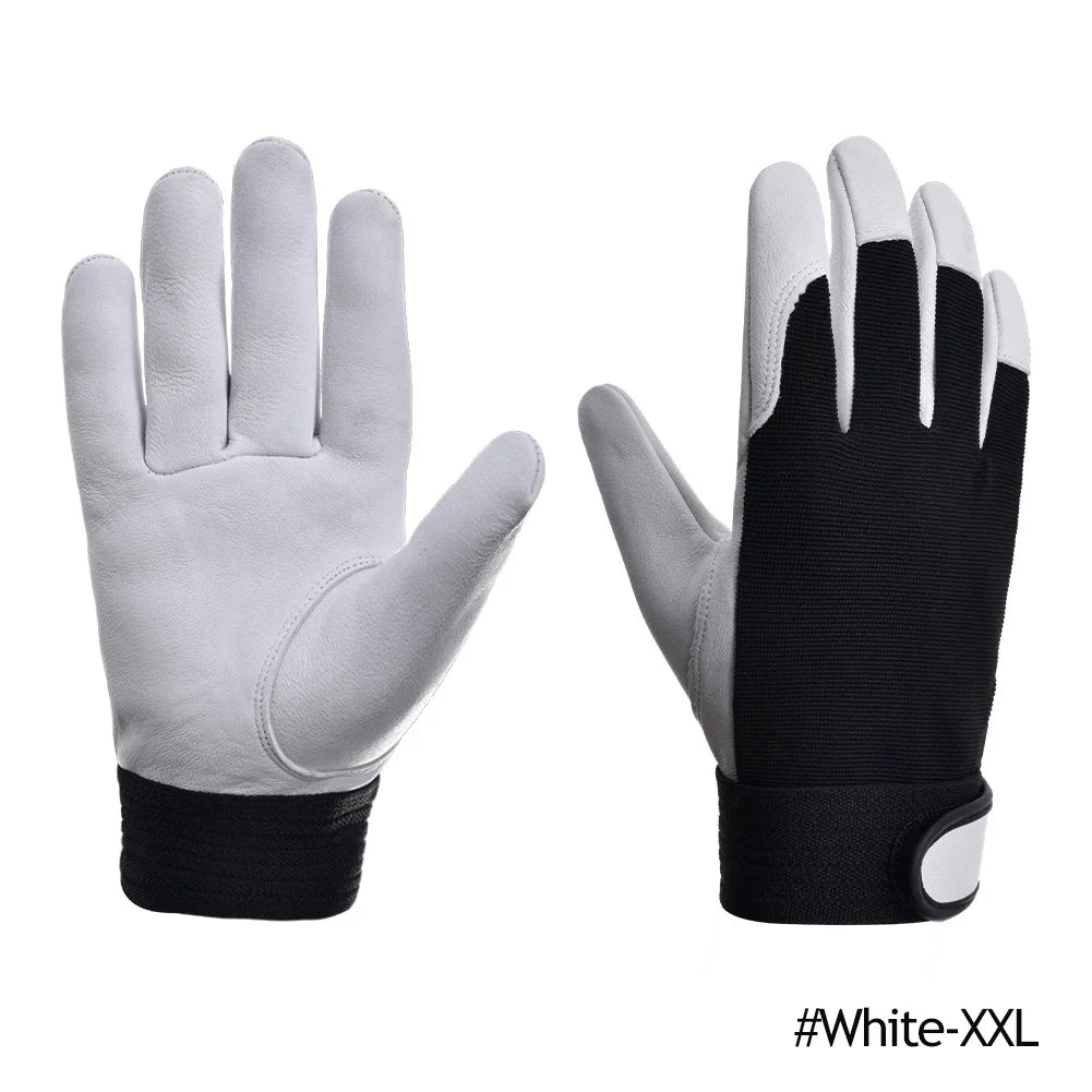Cowhide Leather Work Gloves Wear Resistant Welding