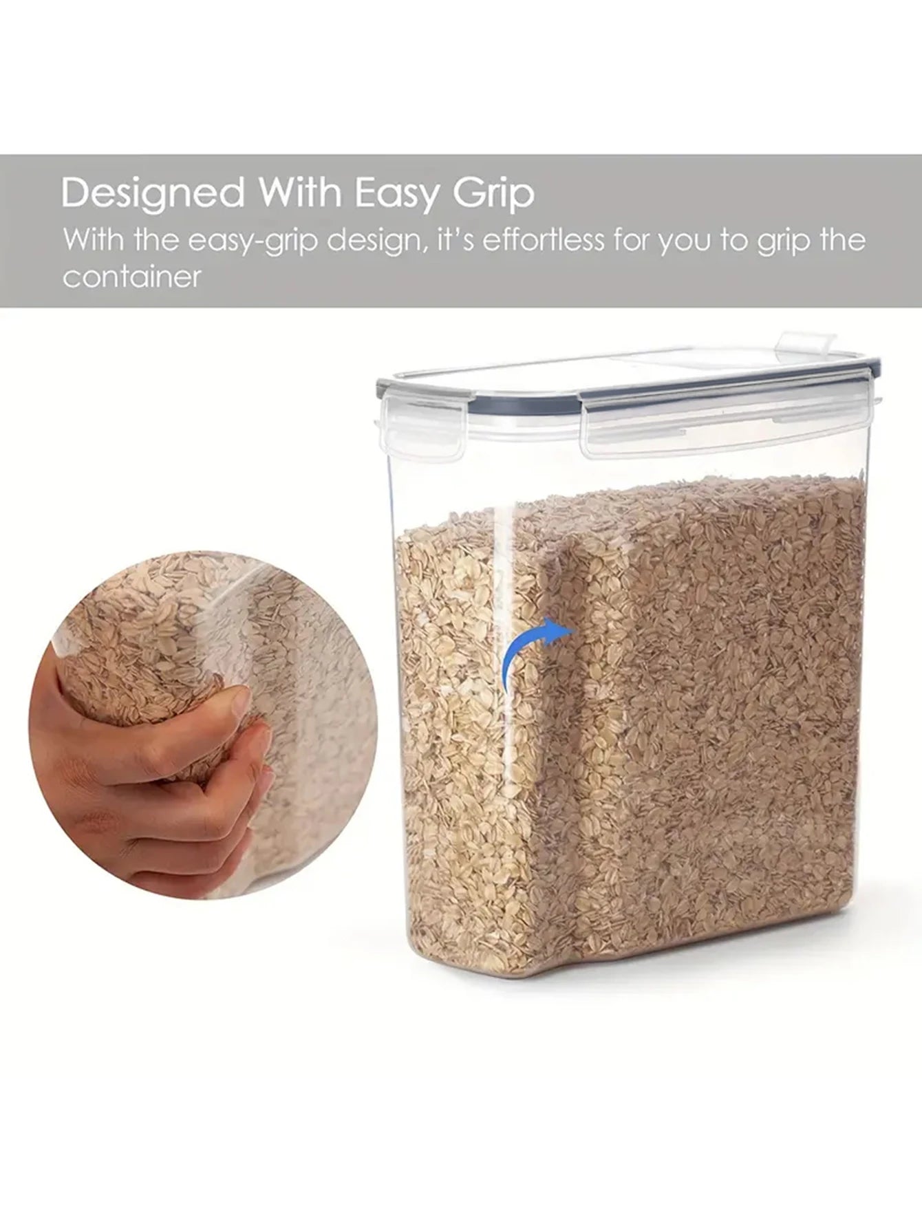 Food Storage Containers Airtight With Lids For Kitchen Pantry Organization