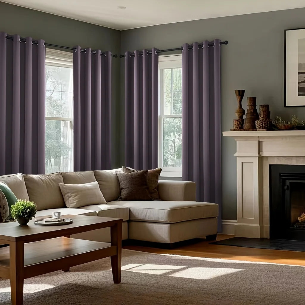 CN Zhejiang Solid Perforated Curtains for Darkening Living Rooms