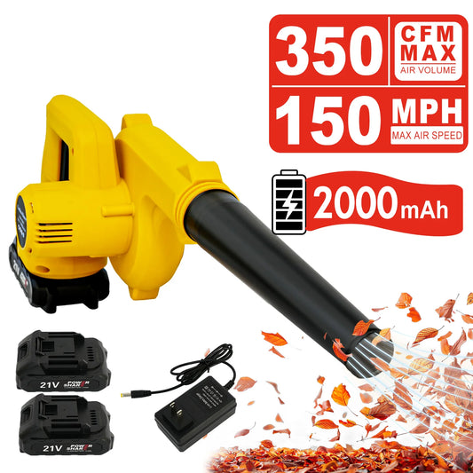 Leaf Blower 21V Cordless 2in1 With Battery Charger