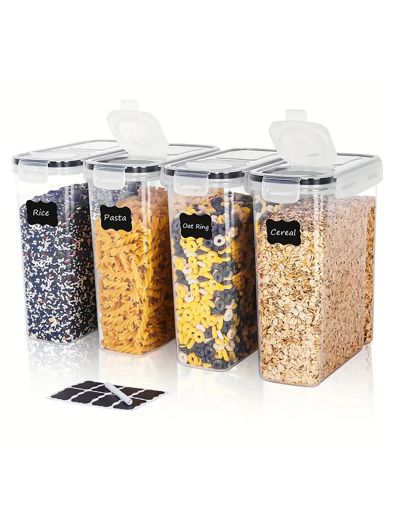 Food Storage Containers Airtight With Lids For Kitchen Pantry Organization