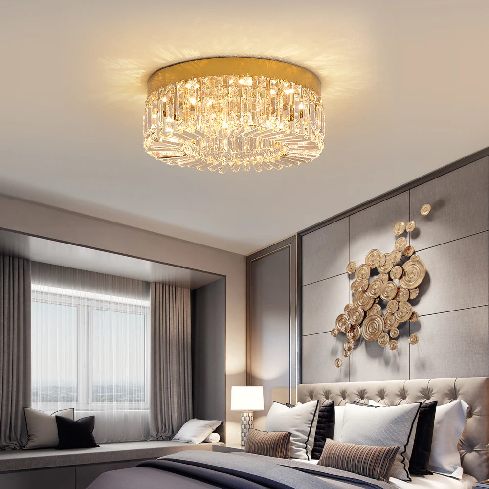 VETRULUS Crystal Ceiling Lamp Modern Luxury Fixture