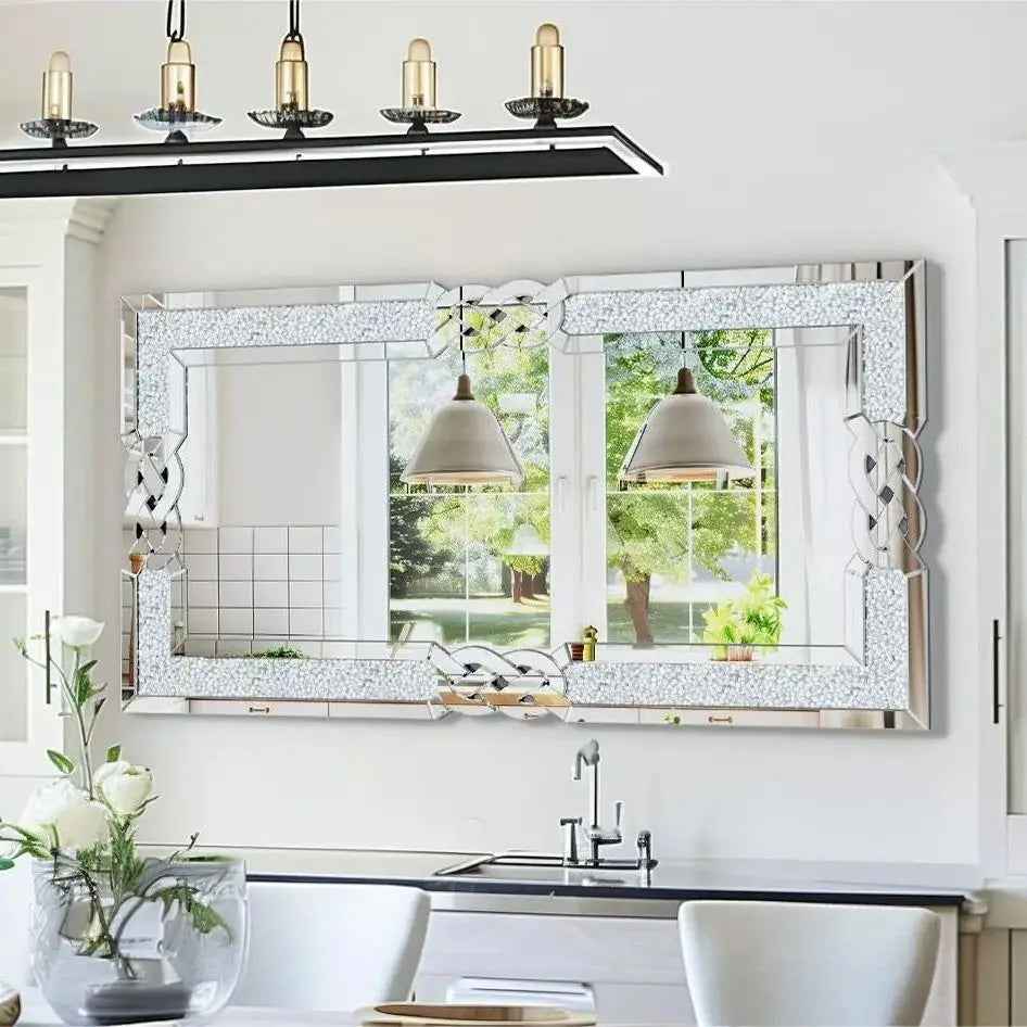 Mirror Crystal Vanity Wall Hanging Decorative Mirror