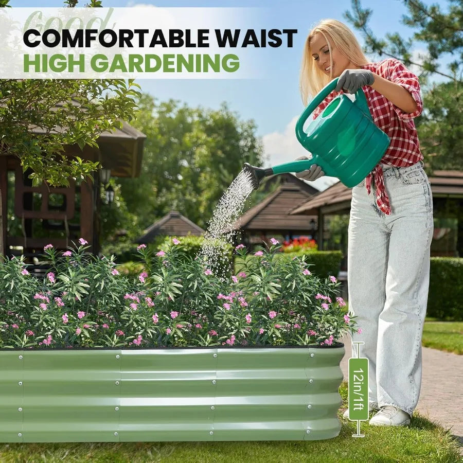 Raised Garden Bed Kit 5-in-1 Modular System Configurations