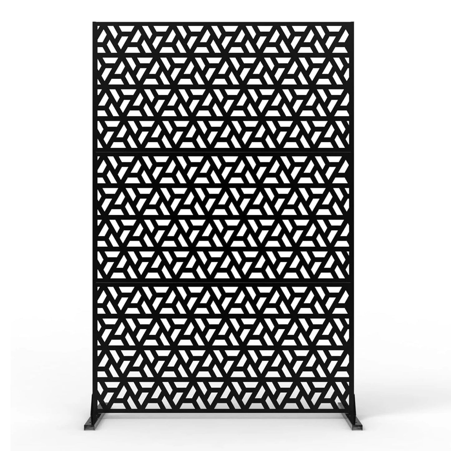 Decorative Garden Privacy Screen with Stand 120x183cm Outdoor Divider Decorative Privacy Panel Fence for Backyard Patio Garden