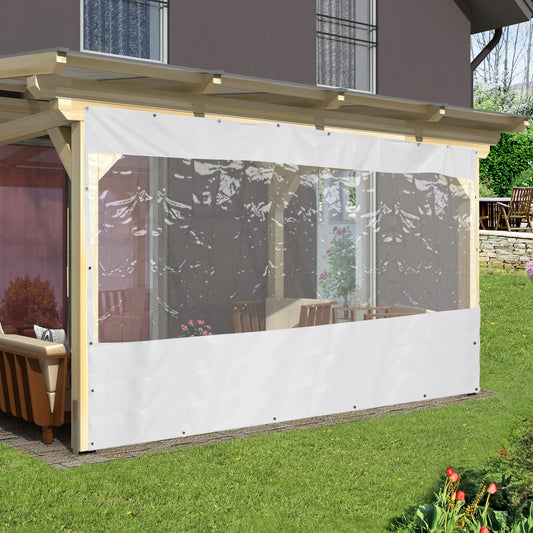 Commercial Waterproof Clear Awning, Premium Waterproof PVC Curtain Porch Curtains for Tents, Awnings