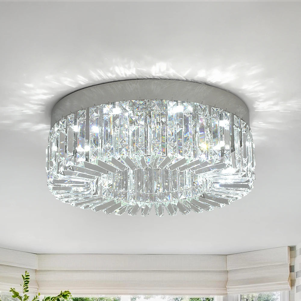 VETRULUS Crystal Ceiling Lamp Modern Luxury Fixture