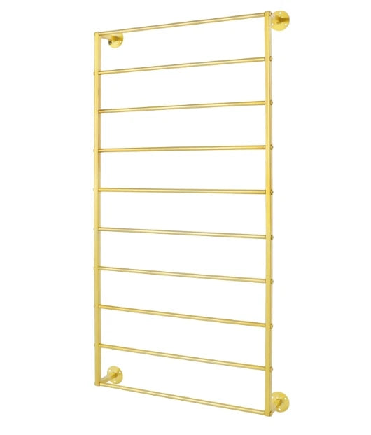 Wall-Mounted Scarf Rack With Detachable Crossbar For Space Saving