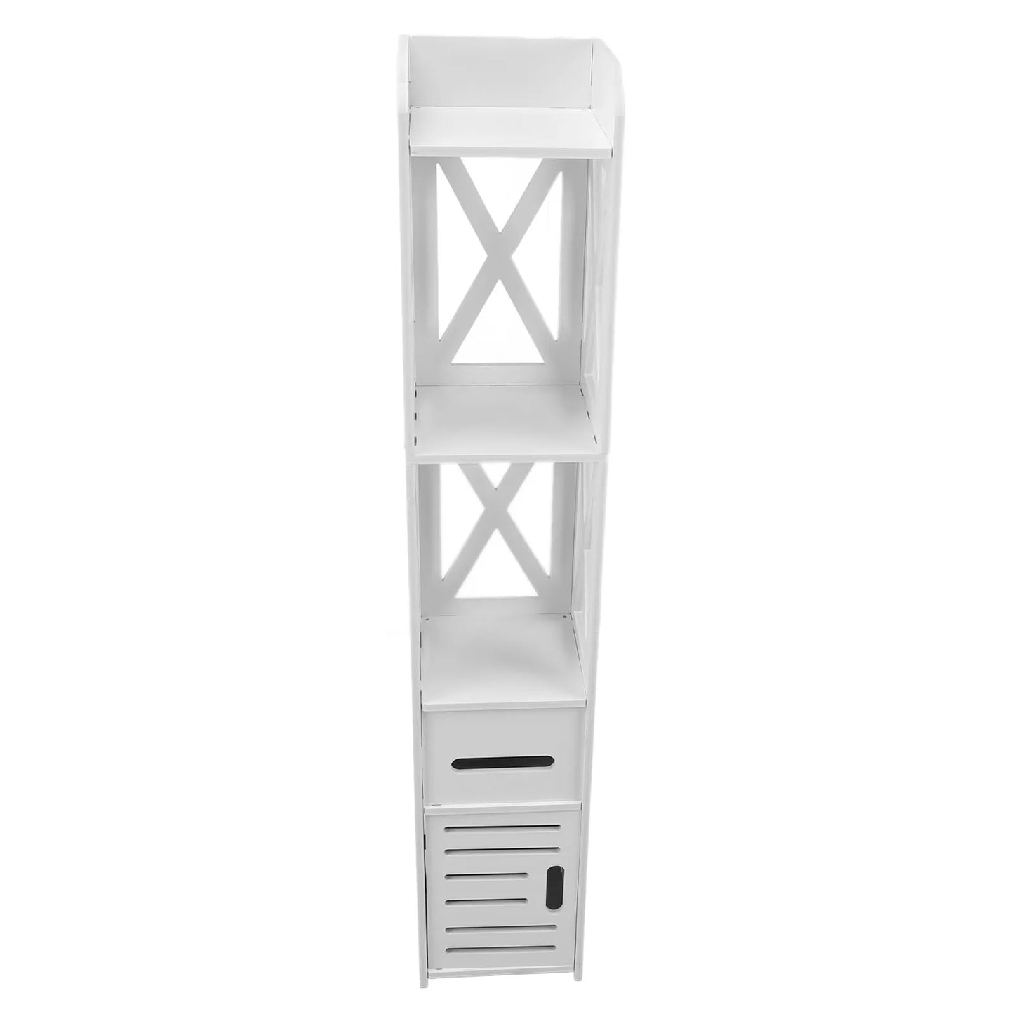 Bathroom Storage Cabinet Slim Corner Organizer With Drawer