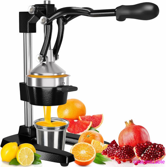 XMSJ Cast Iron Citrus Juicer Manual Hand Press Heavy Duty