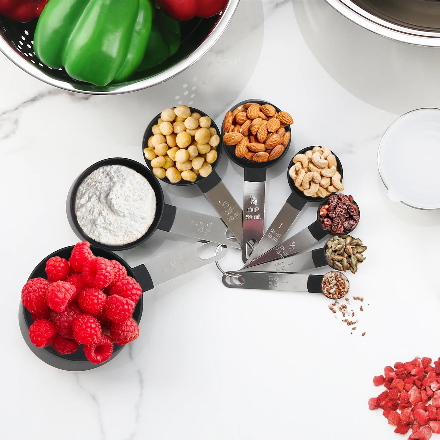 Barenthal Mixing Bowl Set 23-Piece Stainless Steel With Lids