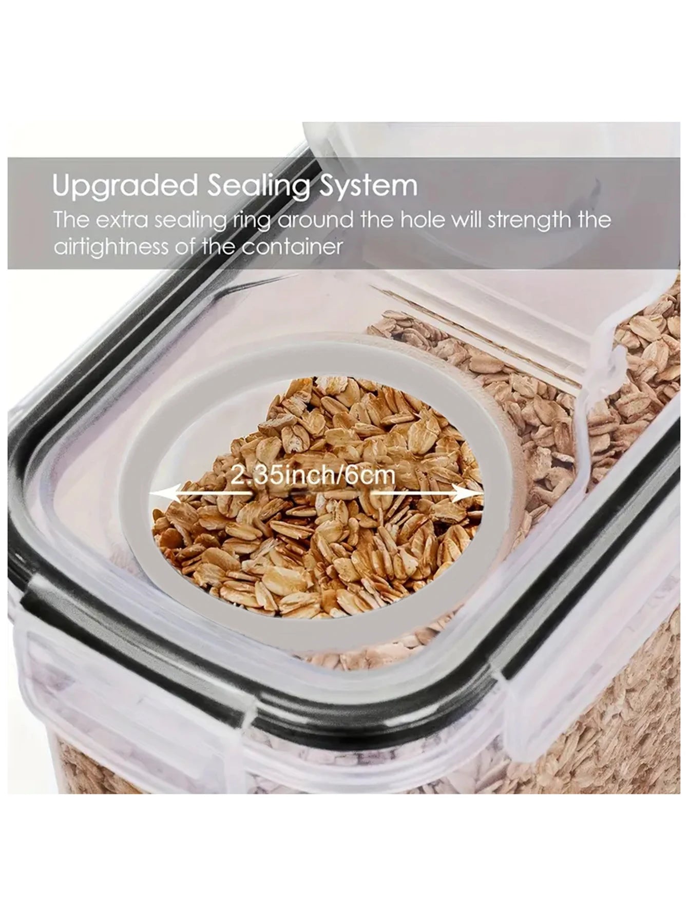 Food Storage Containers Airtight With Lids For Kitchen Pantry Organization