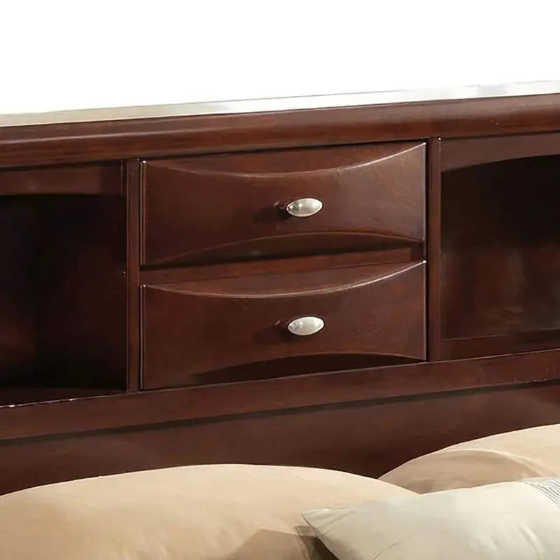 Bed With Footboard Drawers For Bedroom Storage And Organization