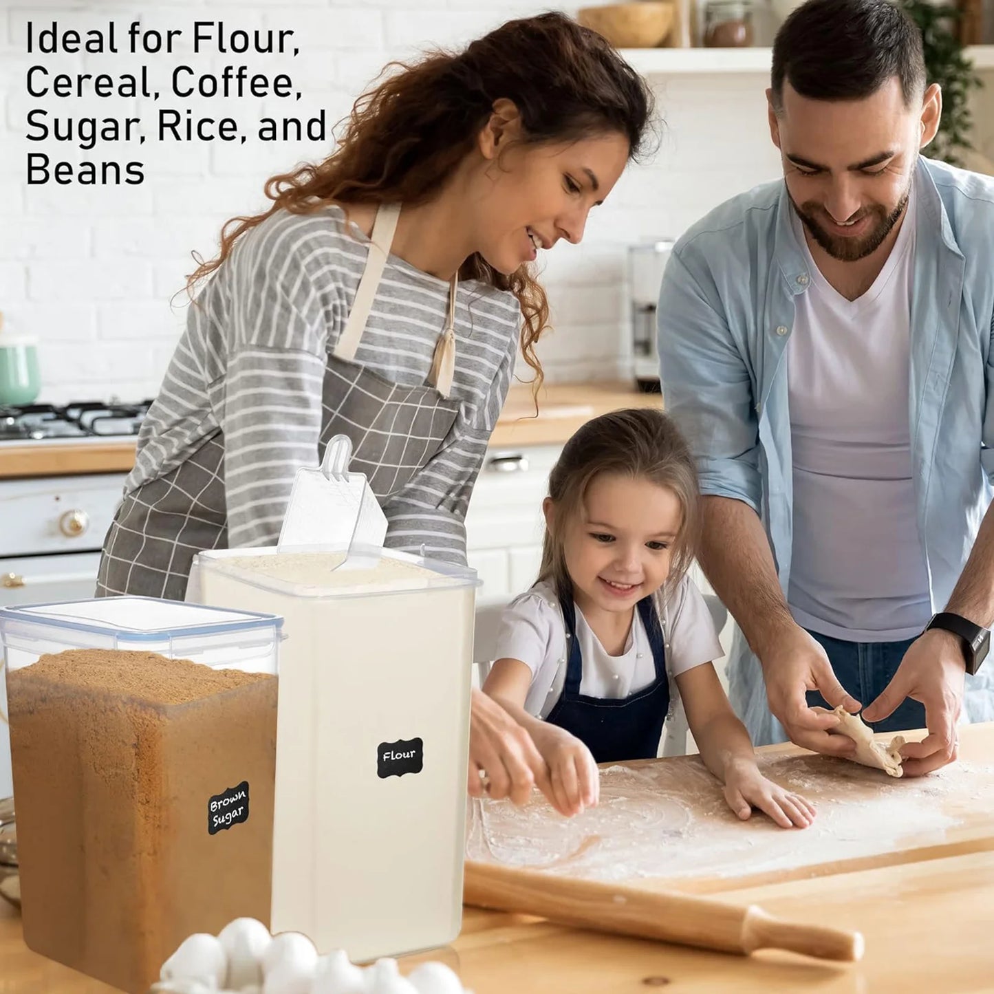 Food Storage Containers Airtight Set With Lids, PP And Silicone