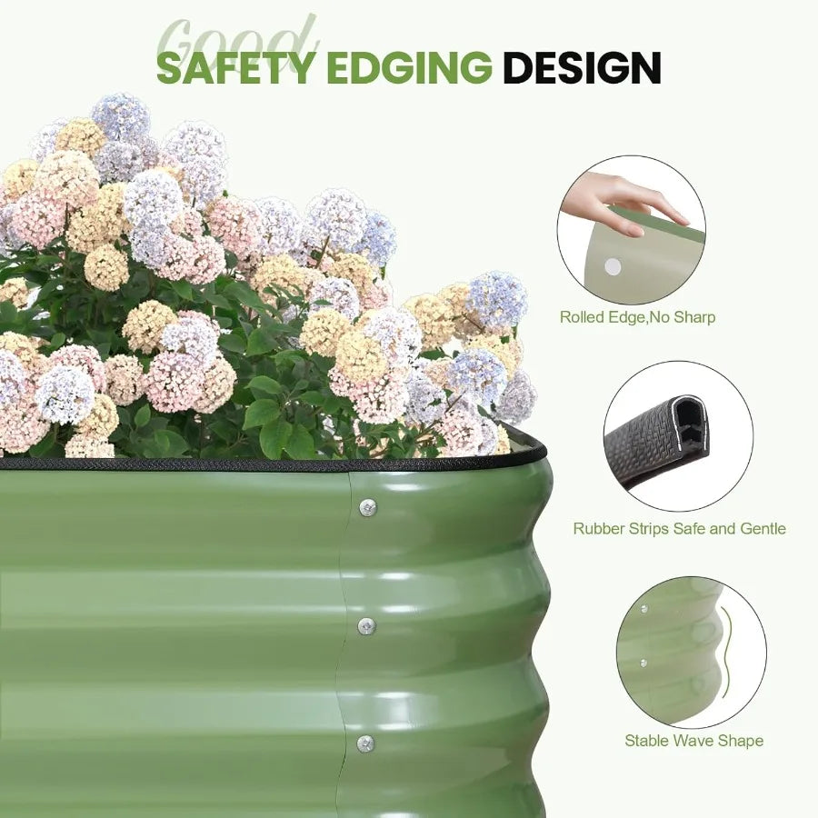 Raised Garden Bed Kit 5-in-1 Modular System Configurations