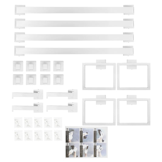 Bymaocar Towel Rack Set Stainless Steel Wall Mounted TP Holders