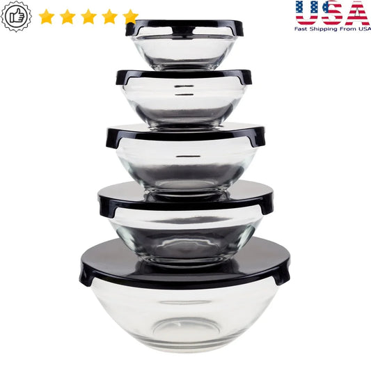 Glass Storage Containers With Snap Lids Kitchen Essentials