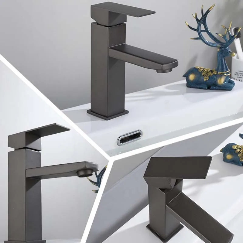 Hign-concerned Stainless Steel Bathroom Basin Faucet