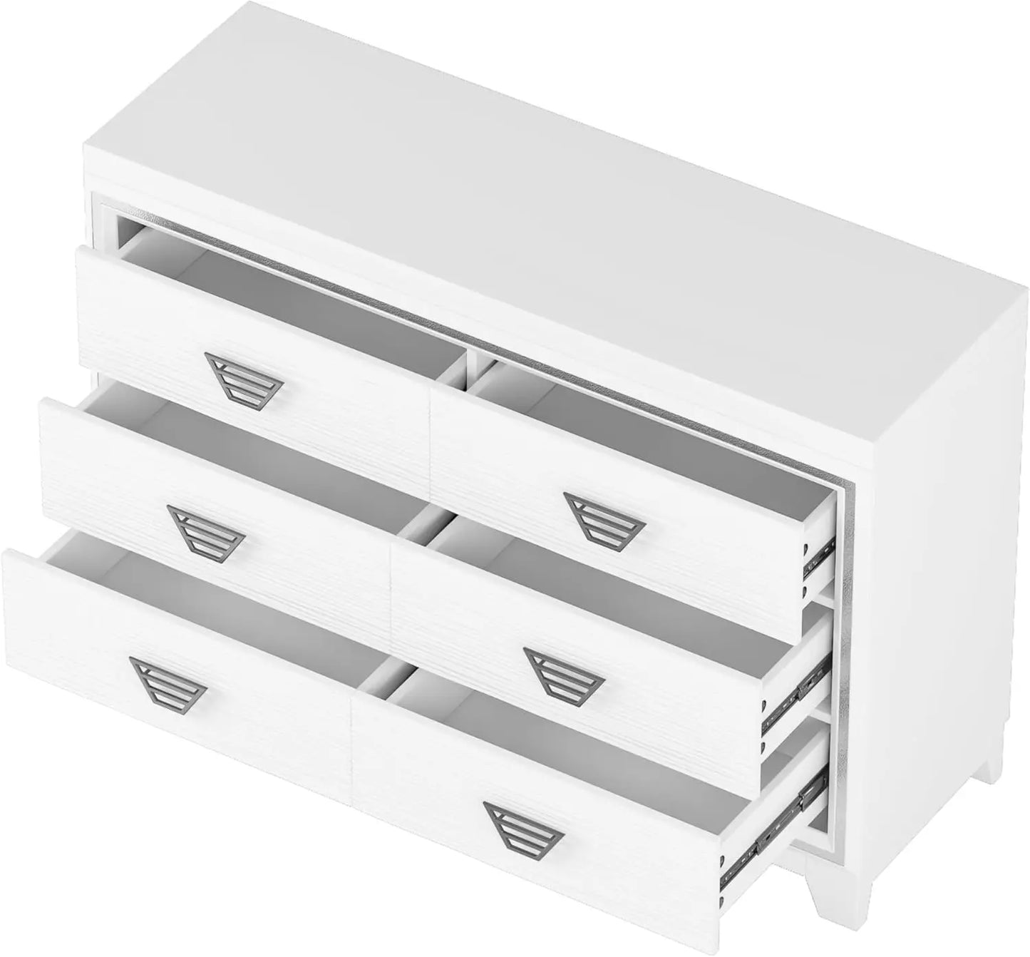 XMSJ Upholstered Bed Set With Led Lights And Nightstands