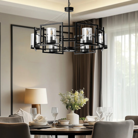 Vrygle Chandelier Industrial 6-Light Pendant Lamp Fixture