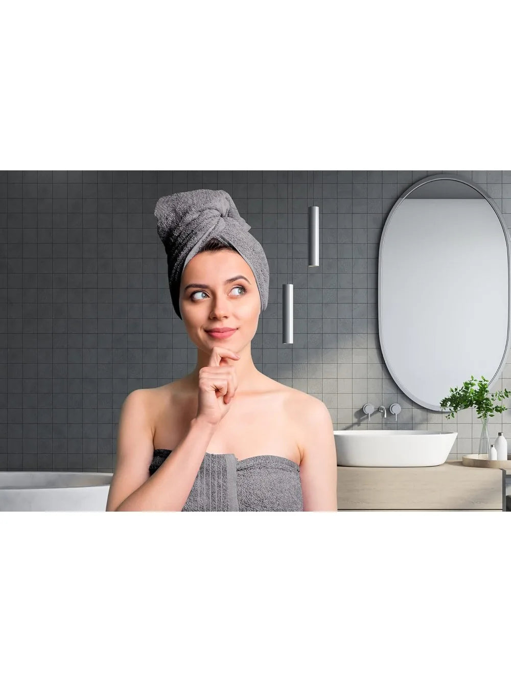 Bath Towels 100 Percent Cotton 4 Pack Bundle Value