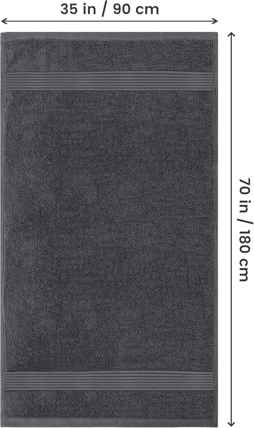 Bath Sheets 2 Pack 100 Percent Cotton Quick Dry Absorbent