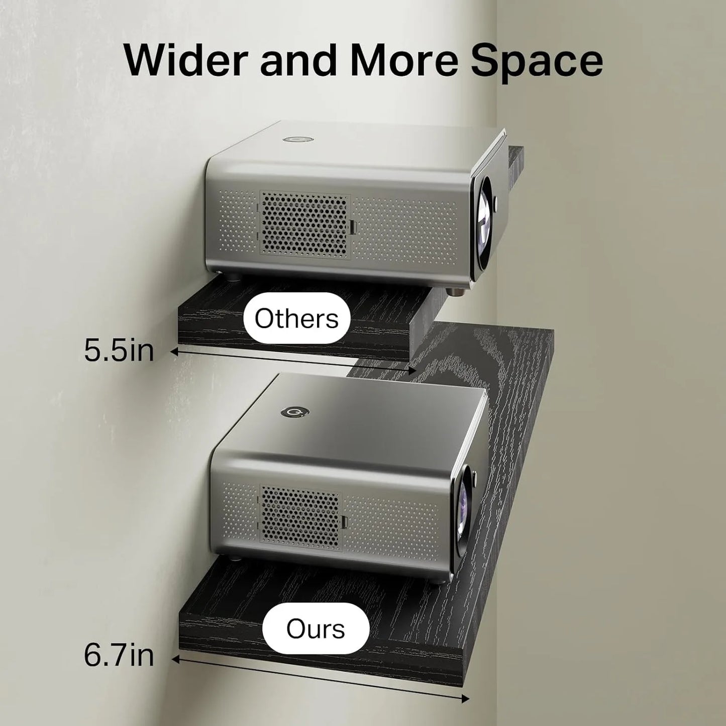 Floating Shelves Rustic Wood Wall Mounted Modern Design