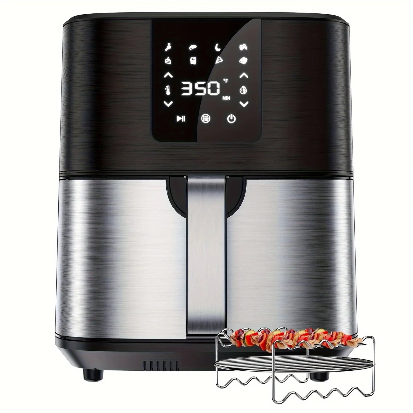 KitCook Air Fryer 1500W With 8 Presets Digital Touch Screen