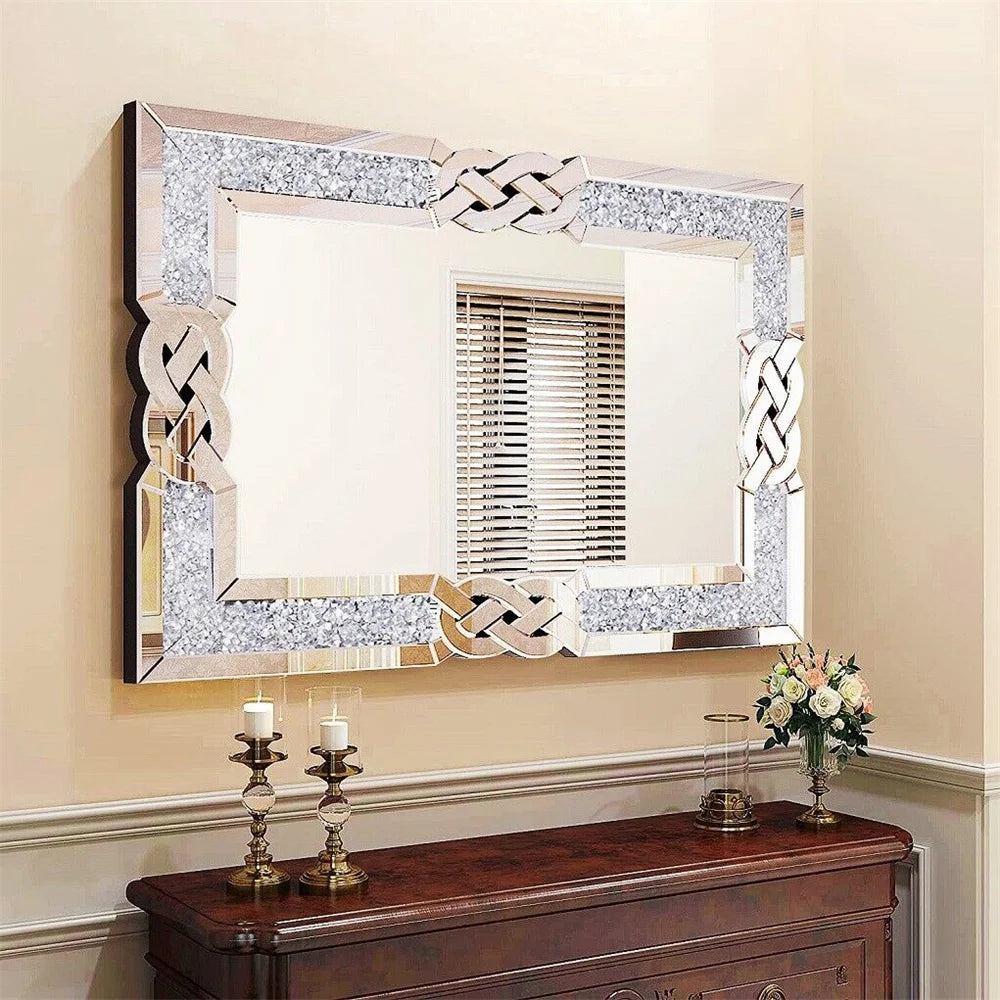 Mirror Crystal Vanity Wall Hanging Decorative Mirror