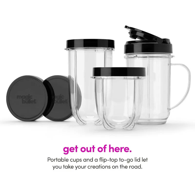 Magic Bullet Blender Lightweight 11 Piece Set Compact Kitchen Appliance