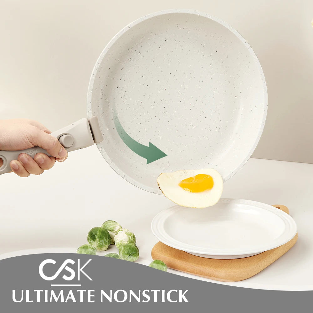 KOCH SYSTEME CS Nonstick Eco Friendly Skillet And Saucepan Set