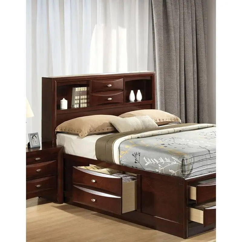 Bed With Footboard Drawers For Bedroom Storage And Organization