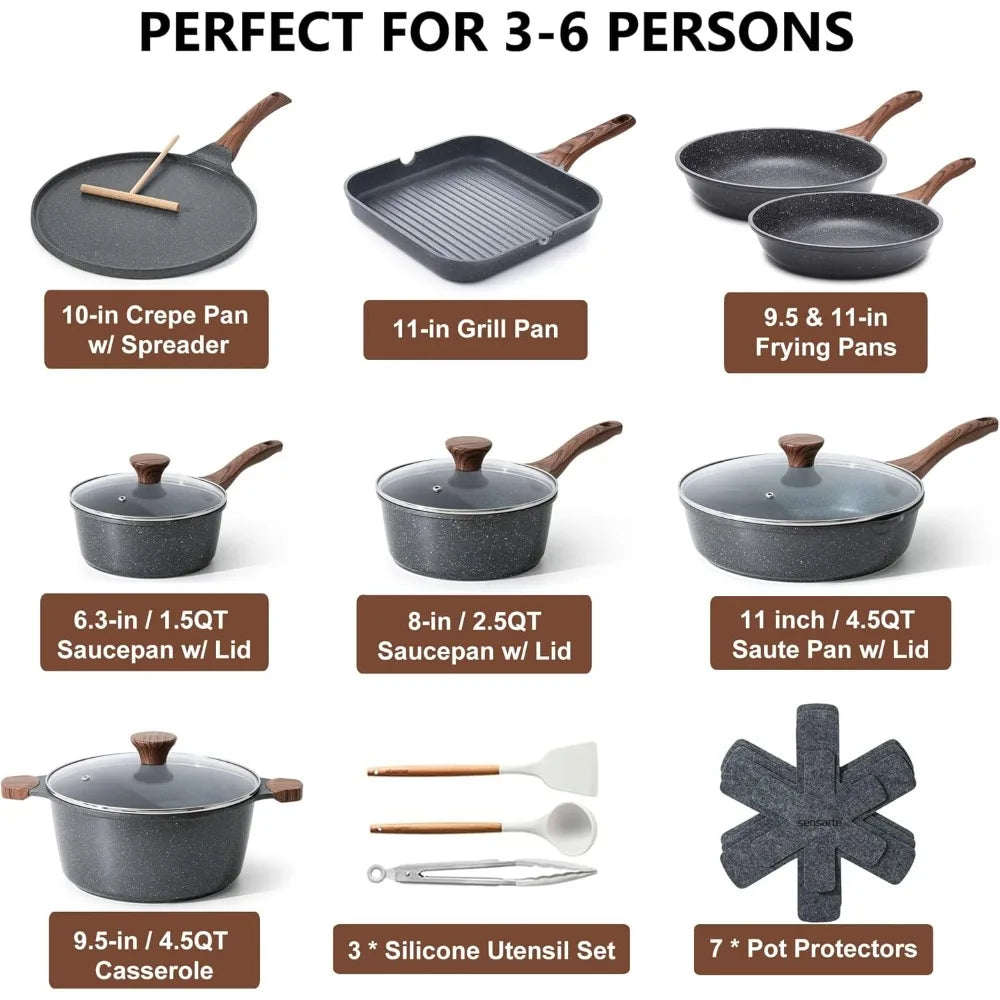 Cookware Set With Nonstick Coating
