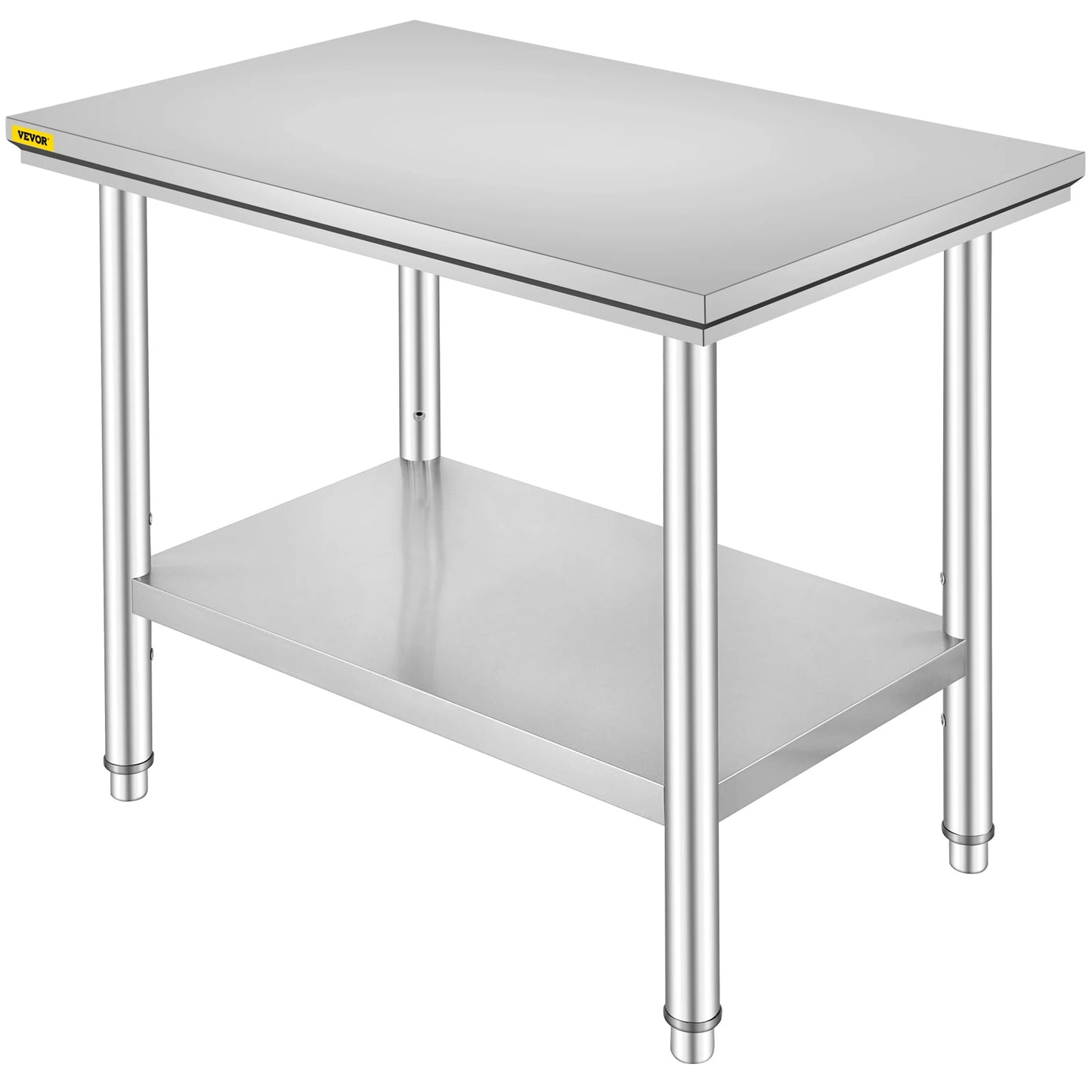 Kitchen Work Bench Stainless Steel Undershelf 330LBS Capacity