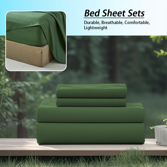 Bedding Set Microfiber Soft Solid Color for All Seasons