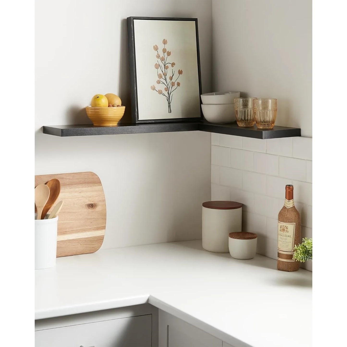 Floating Shelves Rustic Wood Wall Mounted Modern Design