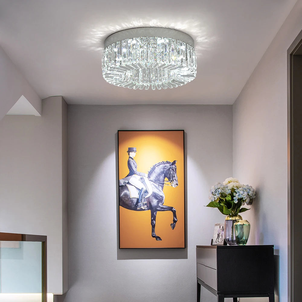 VETRULUS Crystal Ceiling Lamp Modern Luxury Fixture
