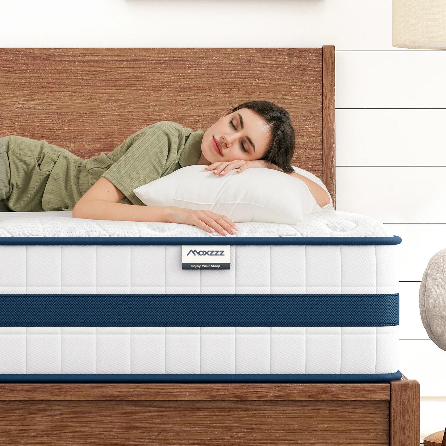 Maxzzz Mattress Gel Memory Foam With Pocket Coils For Support