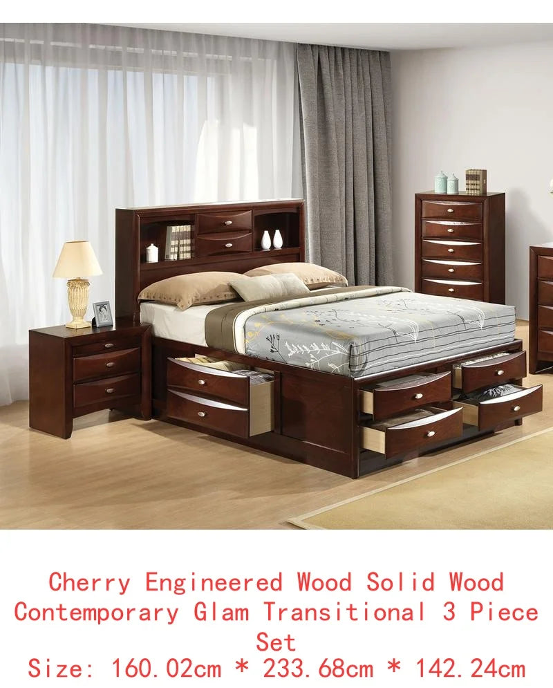 Bed With Footboard Drawers For Bedroom Storage And Organization